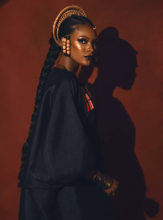 HAND EMBRIODERED BUBU DRESS WITH BALLOON SLEEVES