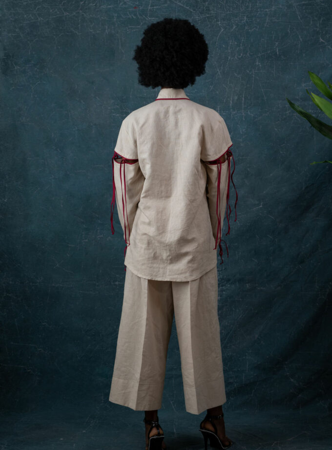 CO-ORD LINEN SET SHIRT AND TROUSER