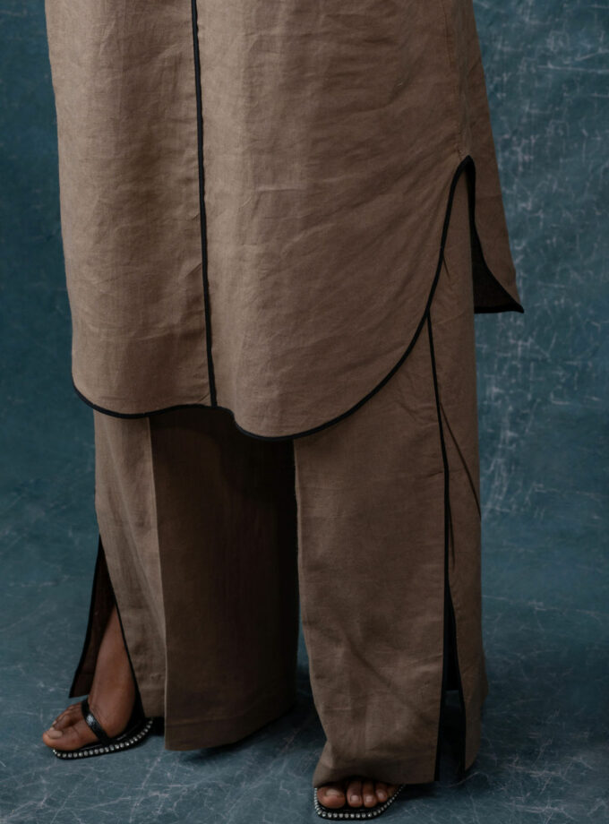 LINEN DRAWSTRING TWO PIECE SET