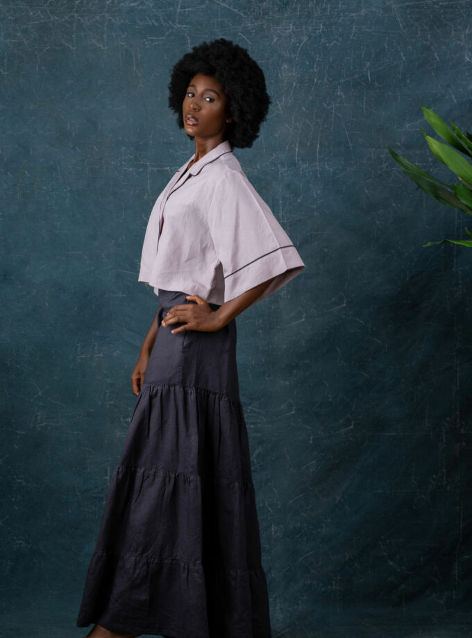 LINEN CROP CO-ORD SET