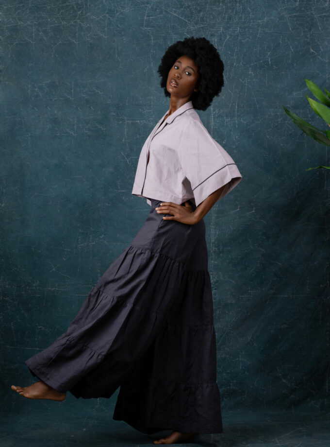 LINEN CROP CO-ORD SET